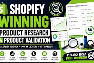 do shopify winning product research and validation