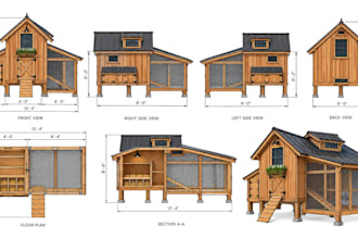 design DIY woodworking plans and chicken coop blueprints