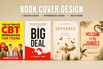 design book cover design, ebook cover, kdp book cover
