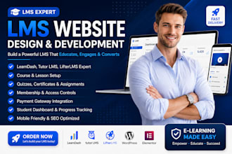 setup tutor lms website online courses, student portal elearning wordpress site
