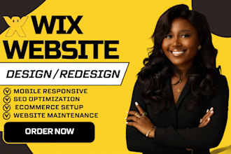 redesign wix website design build wix website redesign wix design wix site