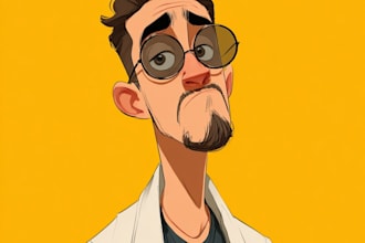 draw a custom cartoon avatar or character