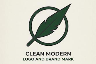 design a clean modern logo and brand mark