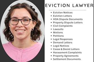 hoa lawyer in california for eviction, civil litigation, property law,harassment