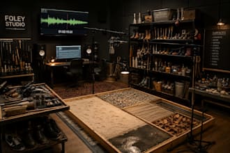 create cinematic sound design and sound effects for your video