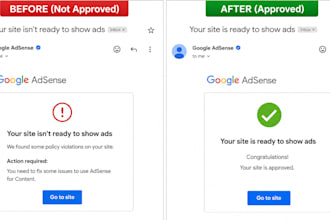 do google adsense approval, fix low value content and adsense policy violation
