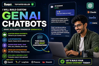create gen ai chatbots for you