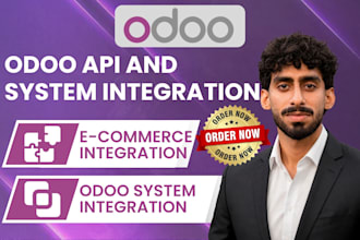 be your odoo developer to integrate odoo with any third party api