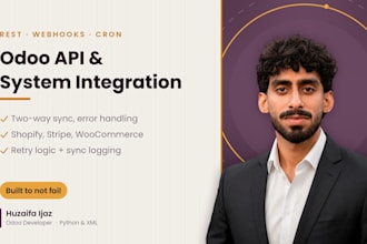 integrate odoo with any third party api or software