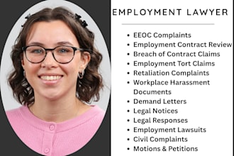 employment lawyer for tort,contract breaches,eeoc complaint,wrongful termination