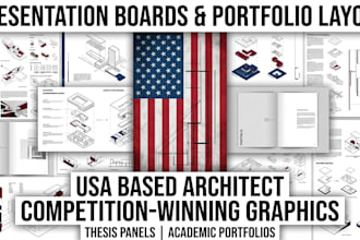 design architecture presentation boards and portfolios