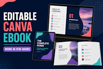 design a professional canva book and ebook layout