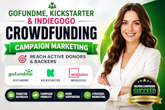 do gofundme crowdfunding promotion to active donors and backers