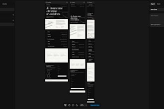 design a modern responsive website using framer