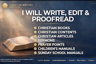 write powerful christian books, devotionals and sermons