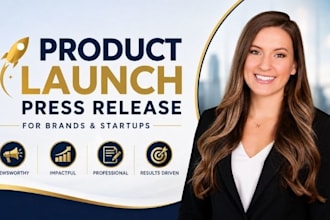 write a product launch press release for brands and startups