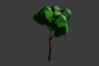 create low and mid poly 3d models