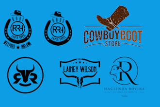 design or redesign western cattle brand logo design