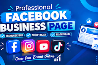 create and setup facebook page