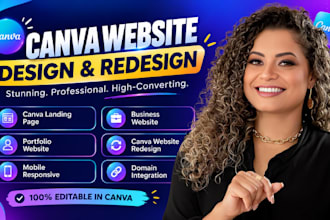canva website design canva landing page canva website