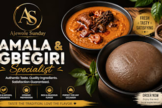 make gbegiri and ewedu with eba semo for you