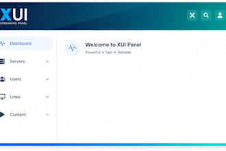 setup xui one server, xtream ui panel, epg configure, ssl certificate and web