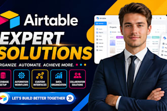 be your airtable expert airtable database automation airtable integration CRM