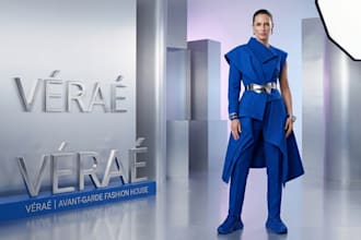 design ai avant garde fashion brand identity and  website