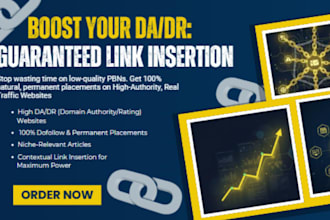 boost your sites dr by link insertion