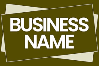 brainstorm unique business, company, brand or product name