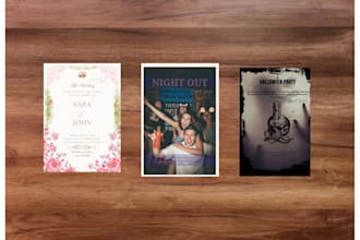 design a invitation party or event