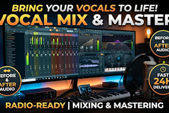 mix and master your song to industry standard