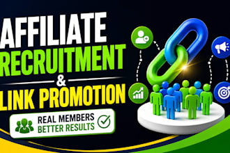 do affiliate recruitment and affiliate link promotion
