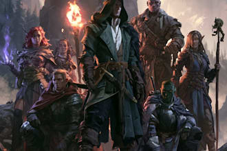 illustrate your dungeons and dragons party