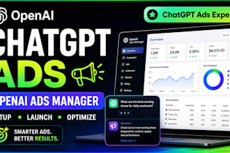 set up and manage chatgpt ads campaigns for your business