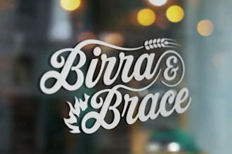 create a professional food, restaurant and cafe logo