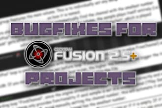 fix bugs, glitches related to the code of your games