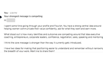 do linkedin positioning and ghostwrite your content
