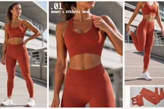 do high end ai activewear and fitness product photography
