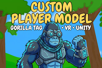make a custom gorilla tag fan game player model