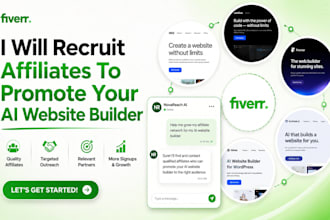 recruit affiliates to promote your ai website builder