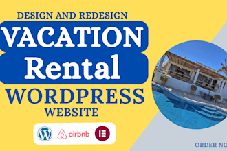 redesign vacation rental design vacation rental website fix lodgify website