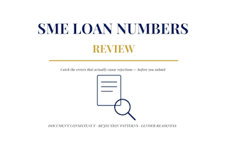 audit your sme loan numbers before you submit to the bank