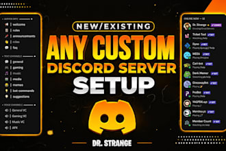 create custom discord servers
