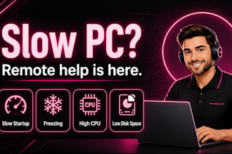 troubleshoot and speed up your slow windows PC remotely