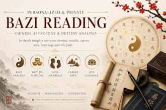 personalized bazi reading for wealth, love and destiny