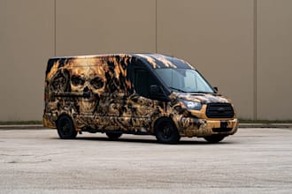 professional car wrap design, van wrap design and car wrap
