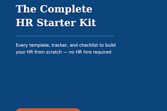 provide a complete HR toolkit with ready to use templates