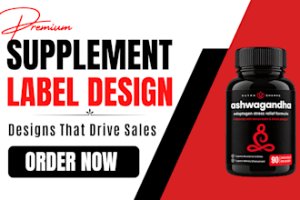 supplement label design vial label peptdie sarms label peptide label design