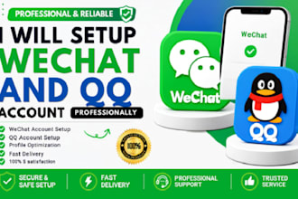 create and setup douyin xiaohongshu wechat qq 1688 and taobao accounts for you